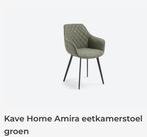 Kave Home Amira Eetkamerstoel groen, Huis en Inrichting, Stoelen, Ophalen, Gebruikt, Overige kleuren, Twee