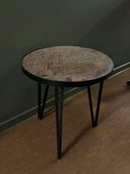 Klein bijzettafeltje, Huis en Inrichting, Ophalen of Verzenden, Zo goed als nieuw, Rond, Minder dan 55 cm