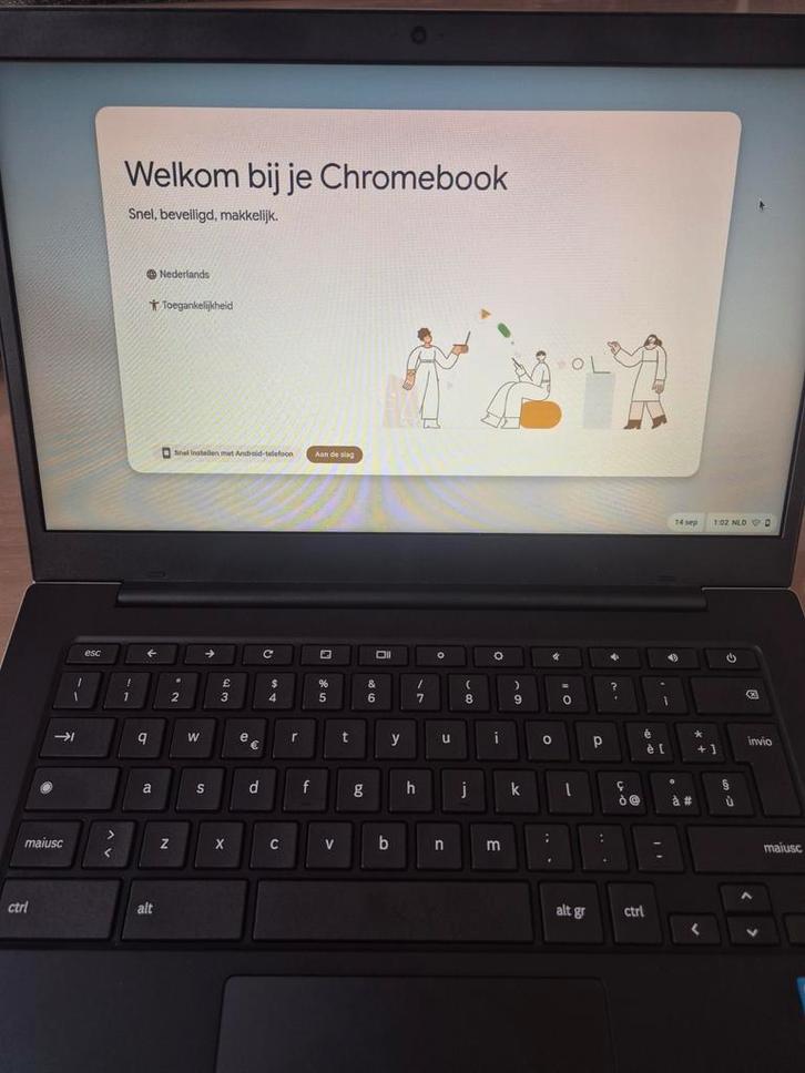 Samsung Chromebook - Nieuwstaat, Computers en Software, Chromebooks, Zo goed als nieuw, 14 inch, 4 GB of minder, 32 GB of minder