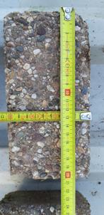 100 stuks betonklinkers, Tuin en Terras, Tegels en Klinkers, Ophalen, Gebruikt, Beton, Klinkers