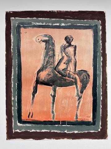 Marino Marini litho paard beschikbaar voor biedingen