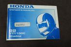 Honda VT1100C Shadow 1992 motorcycle owner's manual VT 1100, Motoren, Handleidingen en Instructieboekjes, Ophalen of Verzenden