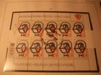 Nederland velletje deels gestempeld nr V2833, Postzegels en Munten, Ophalen of Verzenden, Na 1940