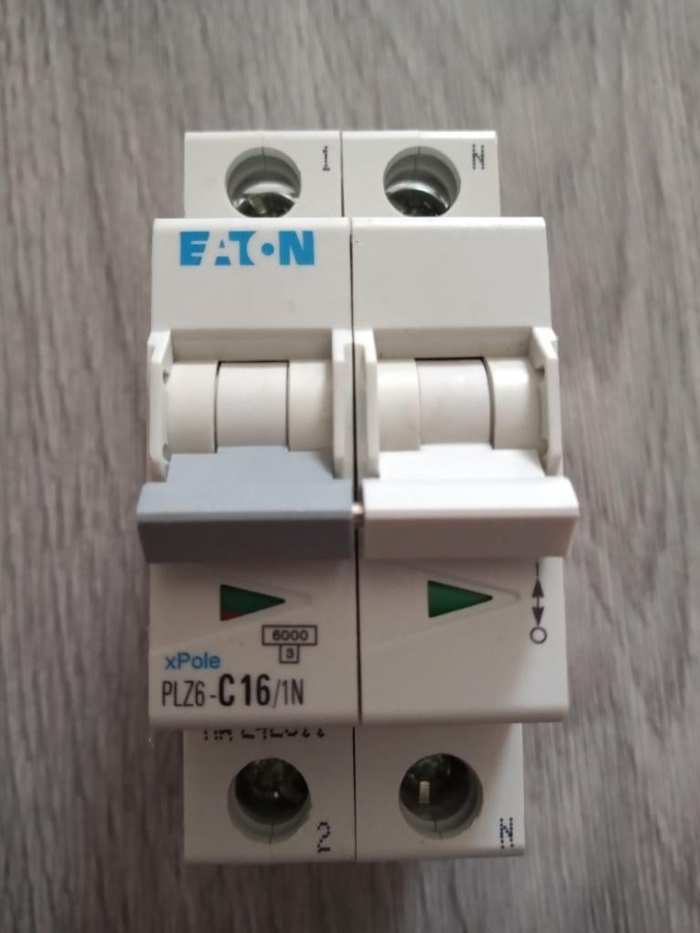 installatie automaat Eaton PLZ6 - C16, Ophalen of Verzenden, Nieuw