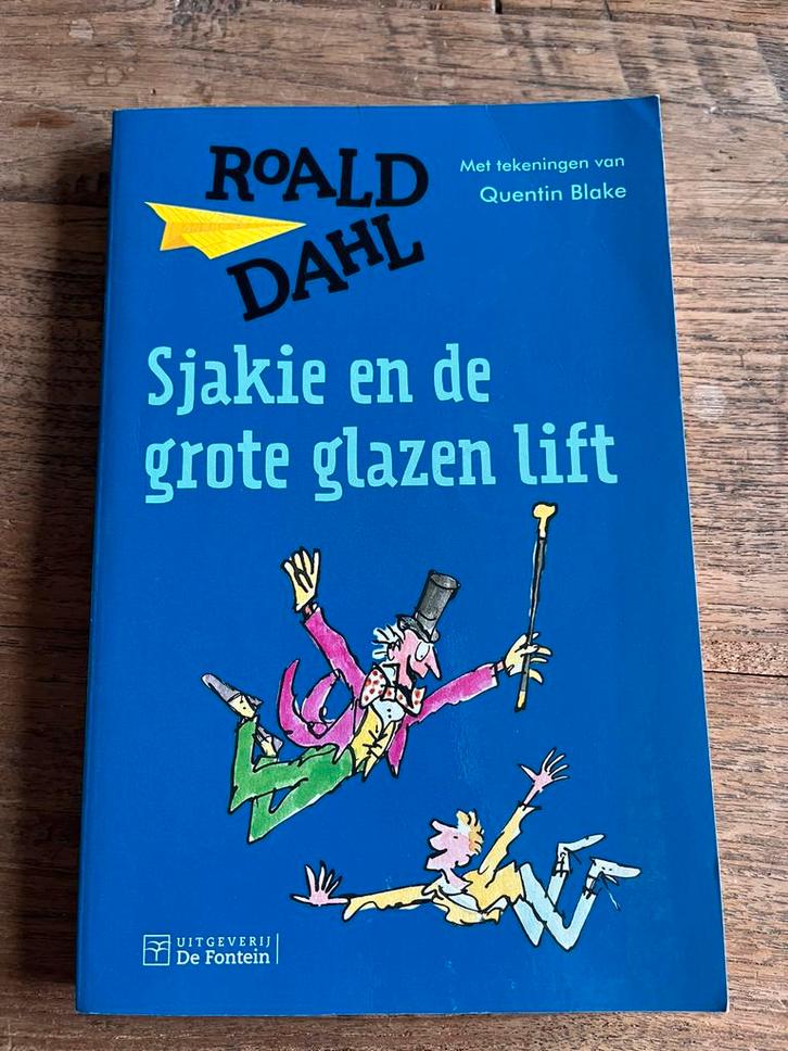 Roald Dahl - Sjakie en de grote glazen lift, Boeken, Kinderboeken | Jeugd | onder 10 jaar, Zo goed als nieuw, Ophalen of Verzenden