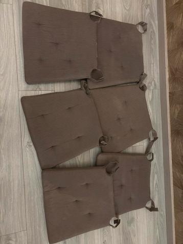 6 IKEA Stoelkussens - Bruin beschikbaar voor biedingen