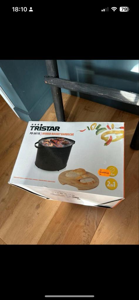 Elektrische BBQ Grill - Tristar PD-3811E, Tuin en Terras, Barbecue-accessoires, Nieuw, Ophalen of Verzenden