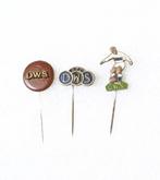 3 verschillende voetbalspeldjes van DWS Amsterdam, Verzamelen, Speldjes, Pins en Buttons, Ophalen of Verzenden, Overige onderwerpen