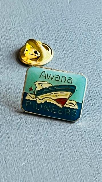 Awana pioneers pin beschikbaar voor biedingen
