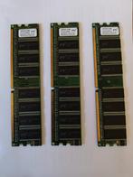 3x 512MB DDR PC3200 Geheugen, Computers en Software, RAM geheugen, Gebruikt, Ophalen of Verzenden, DDR, Desktop