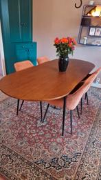 Eettafel ovaal, 220x90, Ophalen, 200 cm of meer, 50 tot 100 cm, Zo goed als nieuw