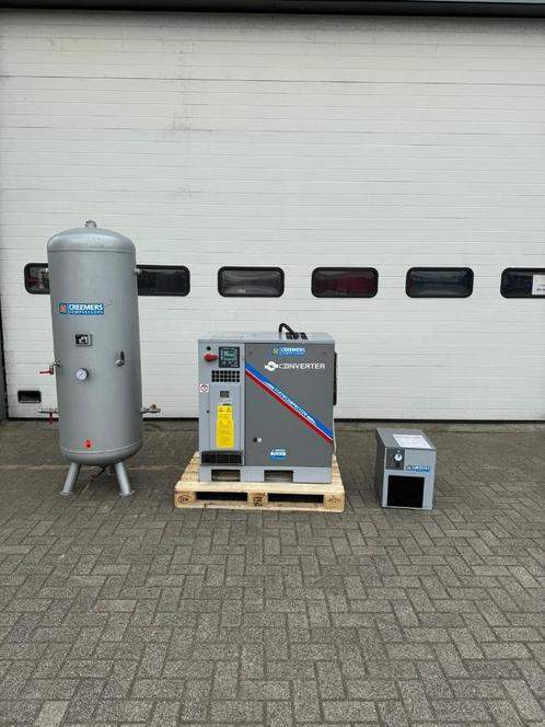 Creemers compressor  RCB 11 FREQ G2, Doe-het-zelf en Verbouw, Compressors, Gebruikt, 6 tot 10 bar, 100 liter of meer, 800 liter/min of meer