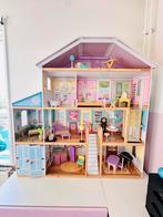 Houten Poppenvilla Kidkraft, Kinderen en Baby's, Speelgoed | Poppenhuizen, Ophalen, Gebruikt, Poppenhuis