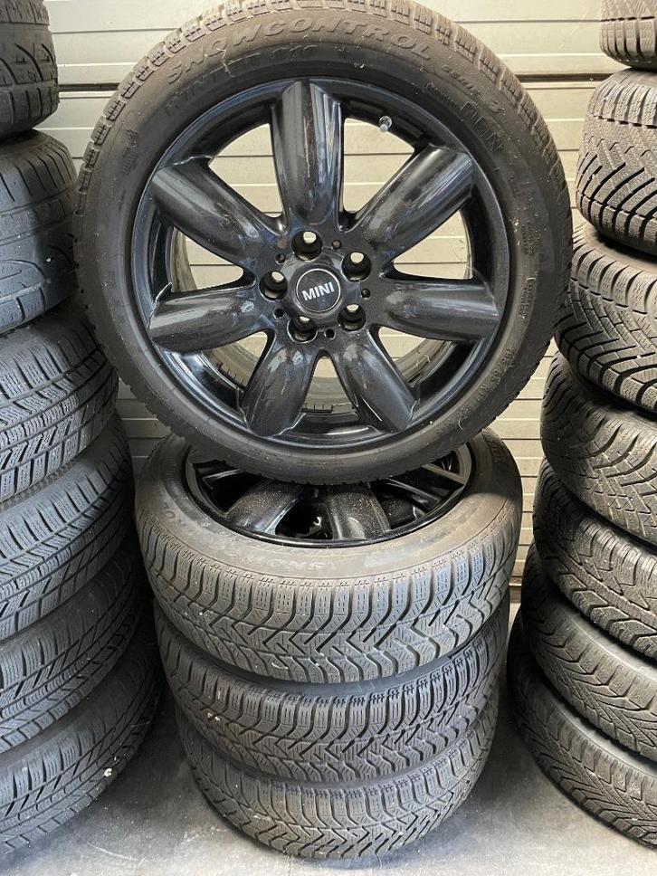 banden en velgen Mini, Auto-onderdelen, Banden en Velgen, Banden en Velgen, Winterbanden, 17 inch, 195 mm, Personenwagen, Gebruikt