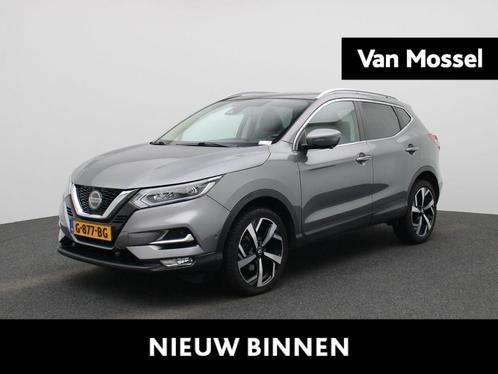 Nissan Qashqai 1.2 Tekna | Lederen Bekleding | Panoramadak |, Auto's, Nissan, Bedrijf, Te koop, Qashqai, 360° camera, ABS, Airbags