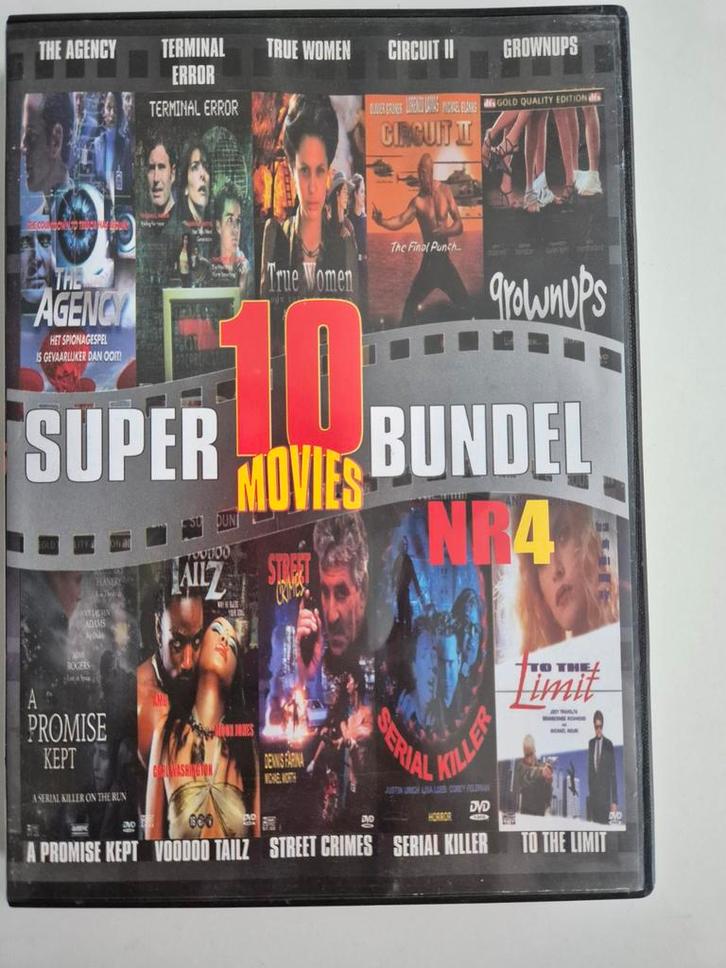 Super 10 Movies Bundel DVD, Cd's en Dvd's, Dvd's | Overige Dvd's, Zo goed als nieuw, Boxset, Alle leeftijden, Ophalen of Verzenden