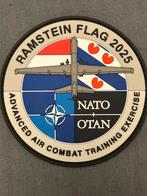 Pvc embleem Ramstein Flag 2025 MQ-9 reaper 306 SQN, Verzamelen, Verzenden, Luchtmacht, Nederland, Embleem of Badge