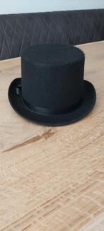 Hoge zwarte klasieke hoed (carnaval, verkleedkleding), Kleding | Heren, Hoeden en Petten, One size fits all, Ophalen of Verzenden