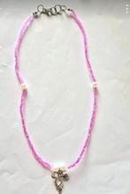 Pink bow ketting, Verzenden, Nieuw, Roze, Ketting