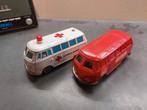 Vintage Speelgoedbusjes Ichiko - Ambulance & PTT, Overige merken, Gebruikt, 1:50 of kleiner, Auto