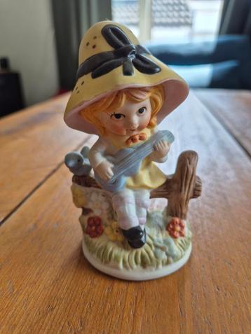 Meisje met ukelele  beschikbaar voor biedingen