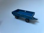model aanhanger Majorette blauw 3-inch, Hobby en Vrije tijd, Modelauto's | 1:87, Ophalen of Verzenden, Gebruikt, Bus of Vrachtwagen