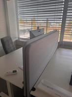 Tussenschot Bureau Grijs  160x60 (2x stuks), Huis en Inrichting, Bureaus, Ophalen, Zo goed als nieuw