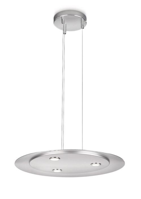 hang tafellamp Philips Ledino Avance chroom 3x 7,5w led 2700, Huis en Inrichting, Lampen | Hanglampen, Gebruikt, Minder dan 50 cm