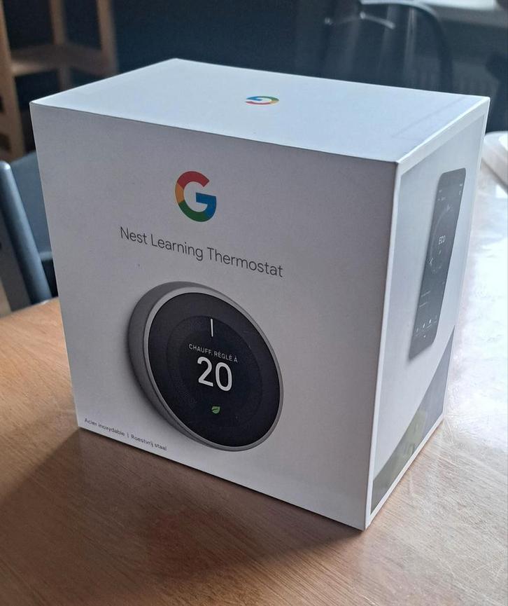 Thermostaat nest google, Doe-het-zelf en Verbouw, Thermostaten, Gebruikt, Ophalen