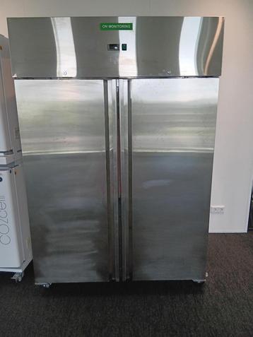 Gastro-Inox RVS 1200 liter vriezer statisch gekoeld met vent beschikbaar voor biedingen