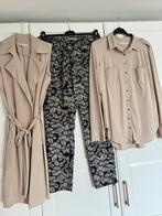 Studio anneloes set blouse L gilet M & flower broek M, Kleding | Dames, Maat 38/40 (M), Blauw, Ophalen of Verzenden, Zo goed als nieuw