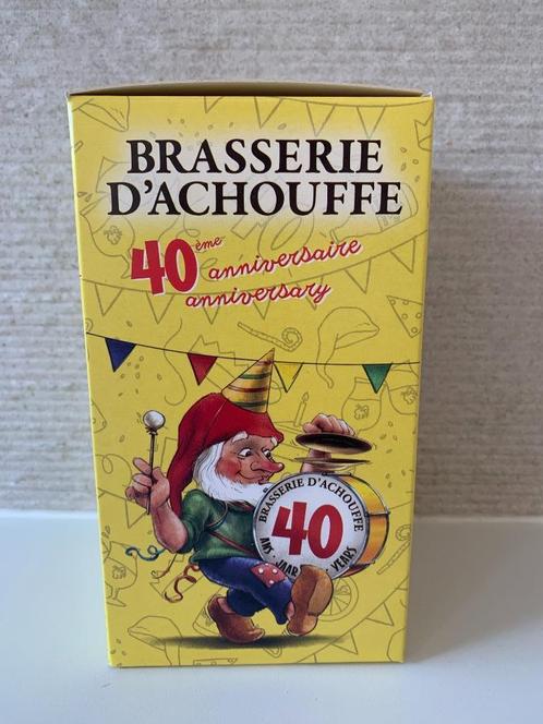Collectors glas La chouffe 40 jaar editie, Verzamelen, Biermerken, Nieuw, Glas of Glazen, Duvel, Ophalen of Verzenden