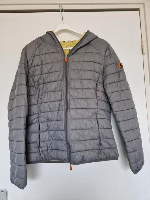 Dames jas jack save the duck maat 4= M 38 grijs, Kleding | Dames, Jassen | Zomer, Zo goed als nieuw, Maat 38/40 (M), Grijs, Ophalen of Verzenden