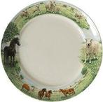 Ontbijtborden Paard - Schaap Wiebe van der Zee servies, Overige materialen, Nieuw, Ophalen of Verzenden, Overige stijlen