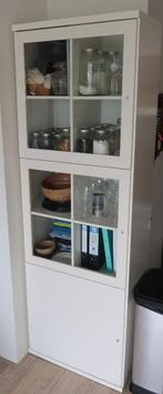 Bonde vitrine kast Ikea, Huis en Inrichting, Met deur(en), 25 tot 50 cm, Minder dan 150 cm, Gebruikt