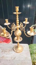 Koperen kandelaar 43 cm hoog Was 20 euro, vandaag 10,--, Antiek en Kunst, Ophalen, Koper of Brons