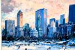 Frans Manders, skyline New York Central Park in de Winter., Ophalen