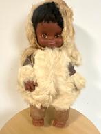 Vintage Eskimo/Inuit Pop jolly doll echte huiden, Verzamelen, Poppen, Ophalen of Verzenden, Gebruikt, Babypop