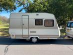 Mooie Dethleffs 390 New Line ( 1992 ) 2e eigenaar, Caravans en Kamperen, Caravans, Bedrijf, Treinzit, 750 - 1000 kg, Dethleffs