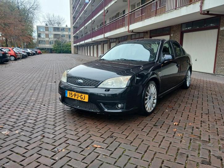 Ford Mondeo ST220 3.0 166KW Sedan 2004 Zwart ORIGINEEL NL, Auto's, Ford, Particulier, Mondeo, ABS, Airbags, Airconditioning, Alarm