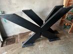 Stalen Tafelpoten Frame - 80x90cm - Zwart, Ophalen, Tafelpoot, Gebruikt, 50 tot 100 cm