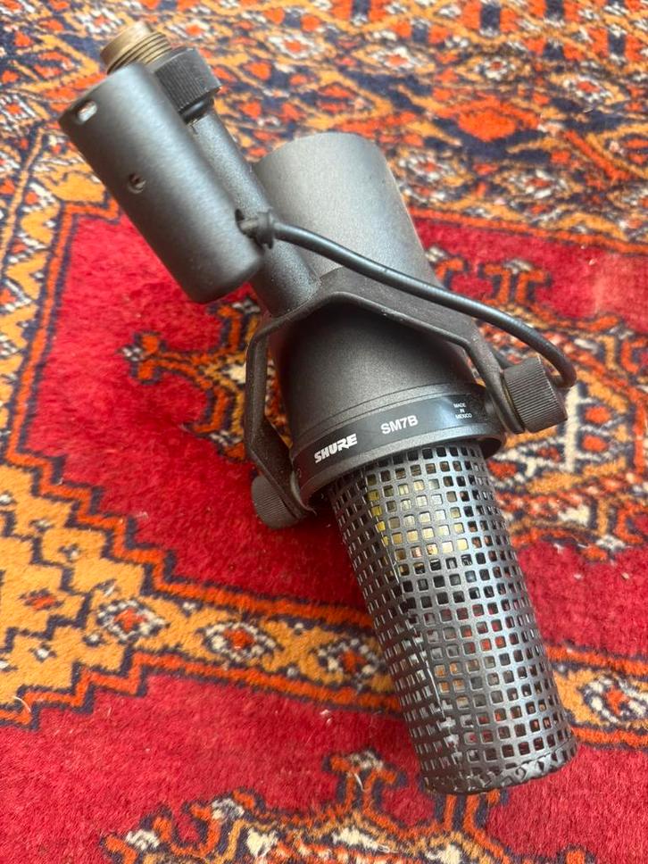 ORIGINELE! Goude oude Shure SM7B Studio Microfoon, Muziek en Instrumenten, Microfoons, Studiomicrofoon, Ophalen of Verzenden