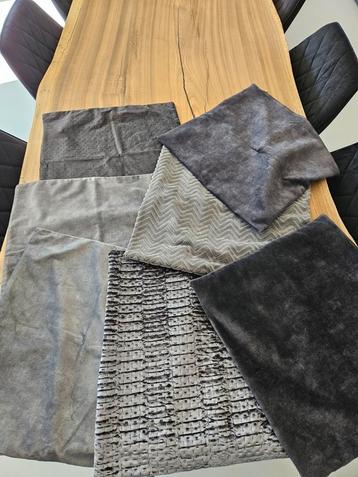 7 x Kussenhoes kussenhoezen velvet velours hotel chique chic beschikbaar voor biedingen