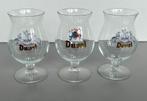 3 speciale DUVEL glazen. Wo. Kobe de Koe en andere, Ophalen of Verzenden, Zo goed als nieuw, Glas of Glazen, Duvel