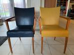 Montis stoelen Gerard van den Berg, Huis en Inrichting, Stoelen, Gebruikt, Twee, Blauw, Hout