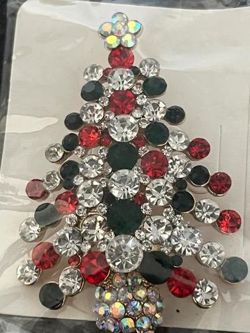 Nieuwe kerst broche kerstboom 6 cm beschikbaar voor biedingen