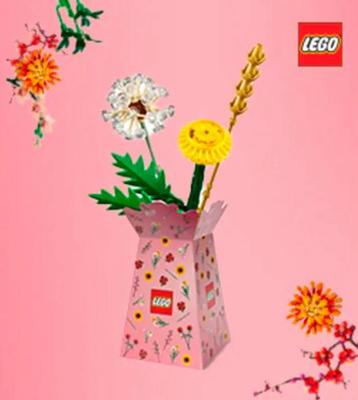 Lego Botanicals 30701 Veldbloemen & kartonnen bloemenvaasje beschikbaar voor biedingen