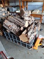 Droog brandhout zelf kloven +/_ 1 kuub., Tuin en Terras, Haardhout, Stammen, Minder dan 3 m³, Ophalen, Overige houtsoorten