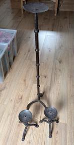 Gietijzeren Kerk Kandelaars - Set van 3, Antiek en Kunst, Ophalen, Overige materialen