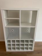 Ikea KALLAX 77x112 incl. inserts (boxes, shelf, wine rack), Ophalen, Gebruikt